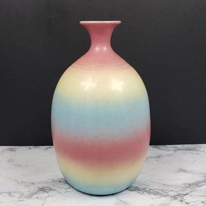 Vase Handmade Artist Signed JT Dryden Pottery Vintage